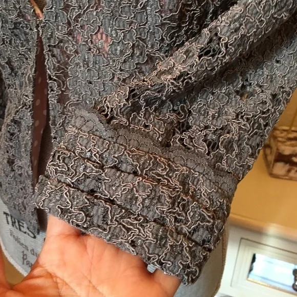 Anthropologie laceflower jacket - Picture 3 of 4